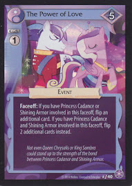My Little Pony The Power of Love The Crystal Games CCG Card
