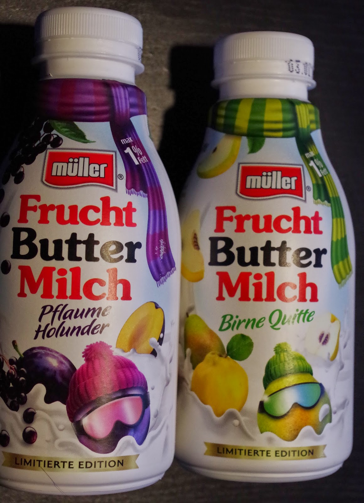 Bibi´s Welten: Müller Fruchtbuttermilch Wintersorten