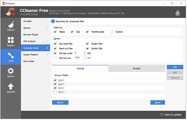 Efficient Duplicate Files Finder For Windows