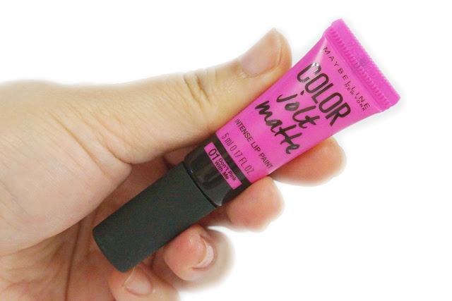 Maybelline Color Jolt Matte Intense Lip Paint in 01 Don't Pink With Me 