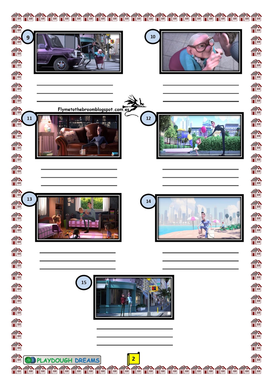 Fly me to the broom Past Tense Simple Past