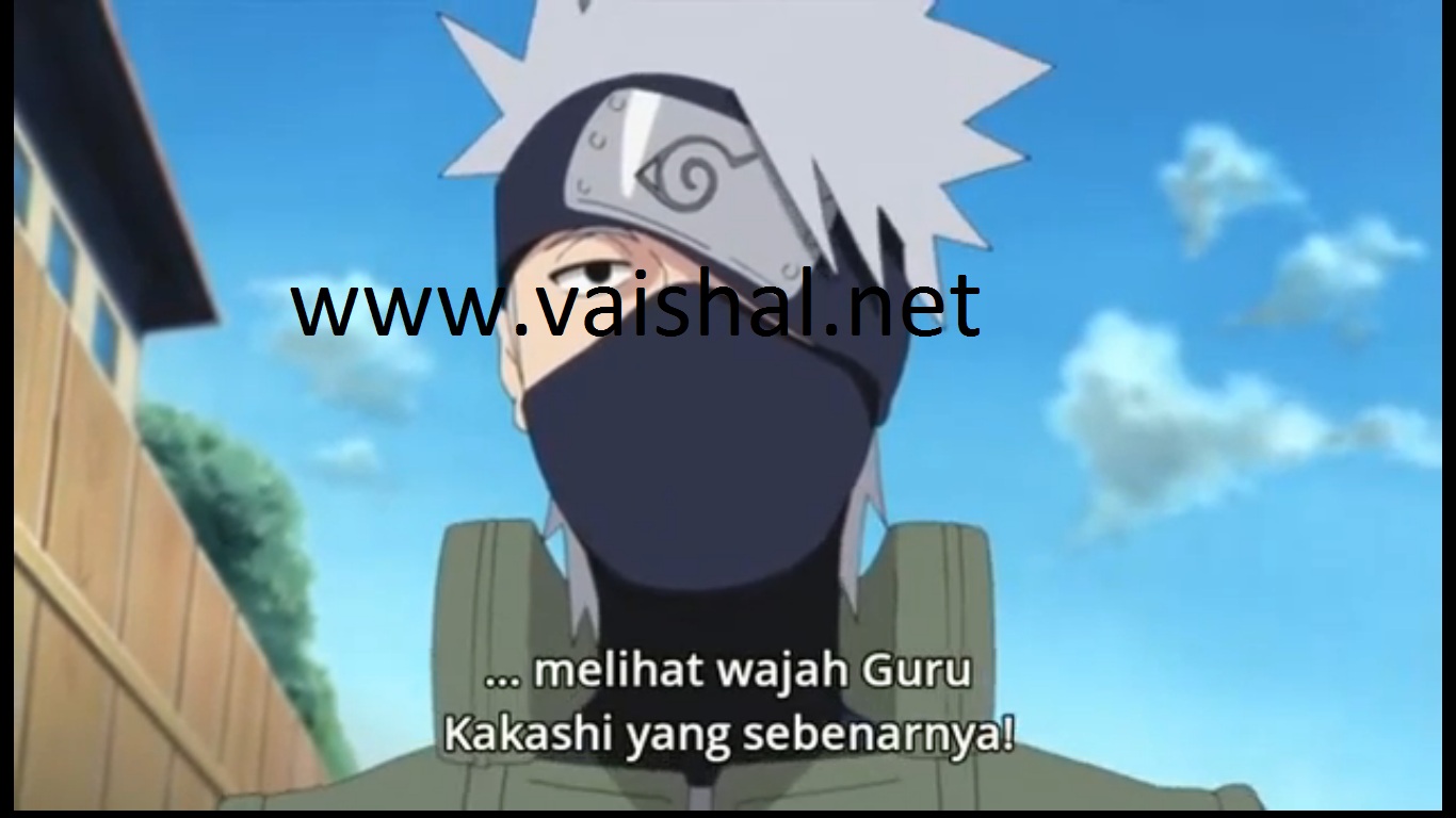 Ini Dia Wajah Asli Kakashi Hatake Dalam Serial Naruto Shippuden
