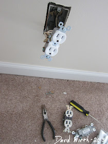 install new electrical outlet, easy, cheap, finished look