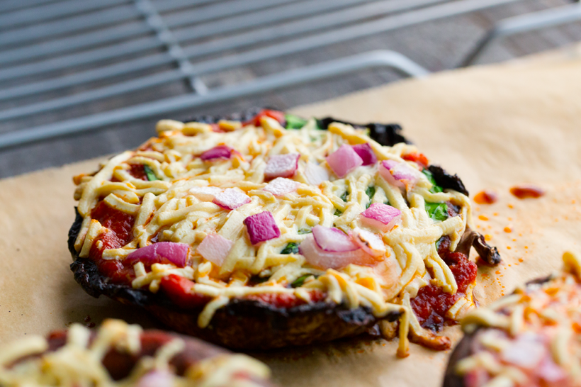 Vegan Portobello Pizzas! - Vegan Recipe