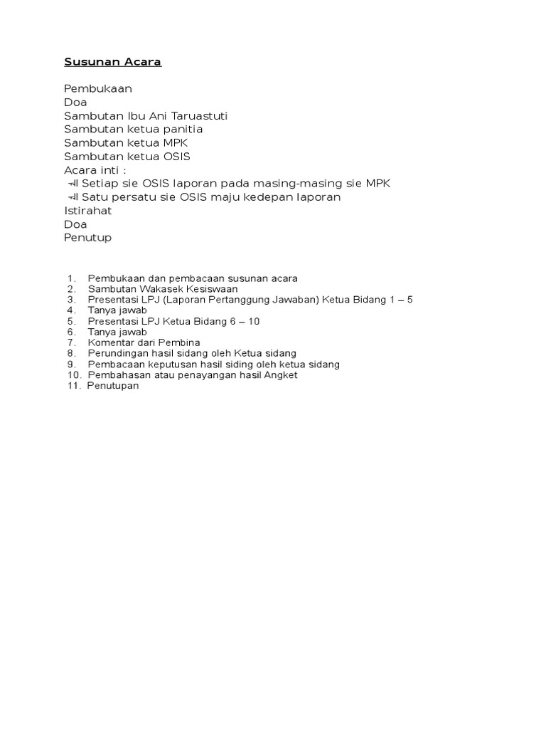 susunan acara maulid nabi wood scribd indo