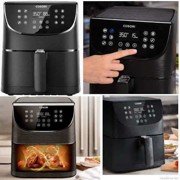 Cosori Air Fryer CP137-AF: Programmable Non-Oil Electric Food Cooker/Oven with Digital Touch LED Display