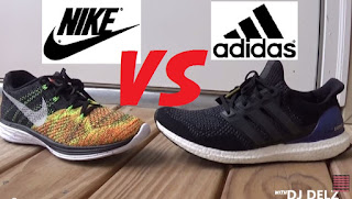 THE SNEAKER ADDICT: adidas Ultra Boost VS Nike Flyknit Lunar 3 Shoes