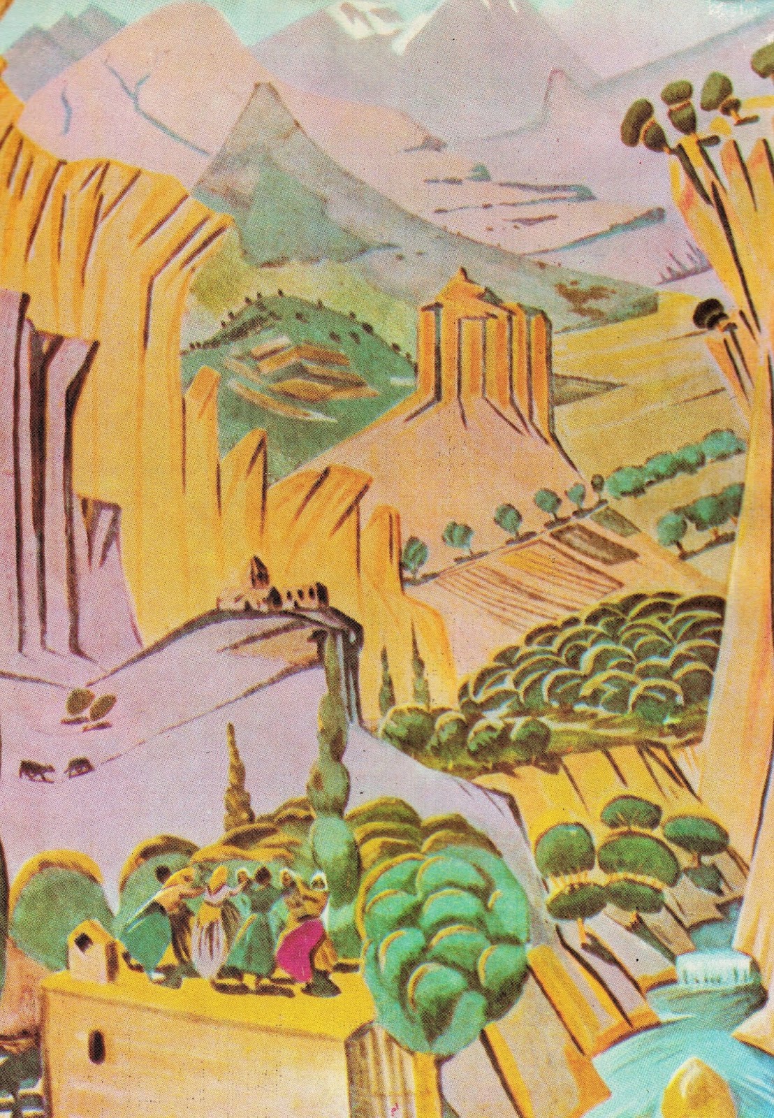 мартирос сарьян. сарьян старый ереван 1928. сарьян мартирос зима в ереване, 1933. мартирос сарьян ереван. мартирос сарьян.