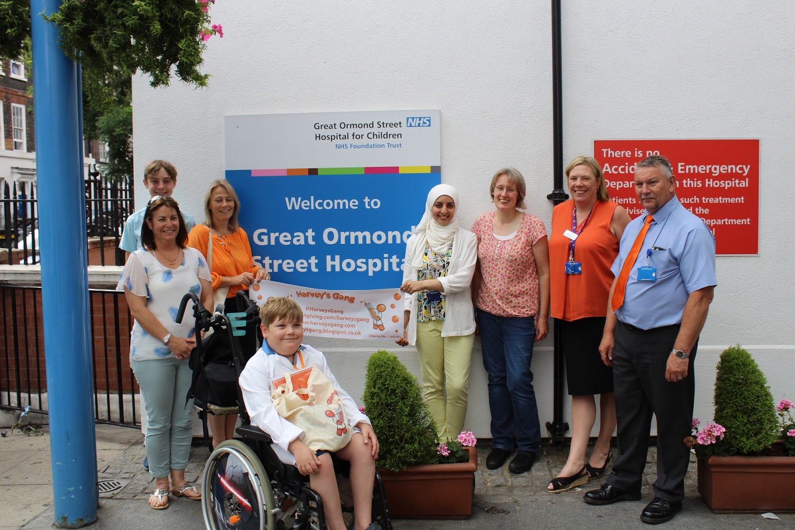 The Inspirational Toby And Elliott In London Launch Harvey S Gang At Great Ormond Street Hospital Gosh Harvey S Gang