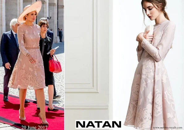 Queen Maxima wore NATAN Dress Spring Summer 2017 Collection