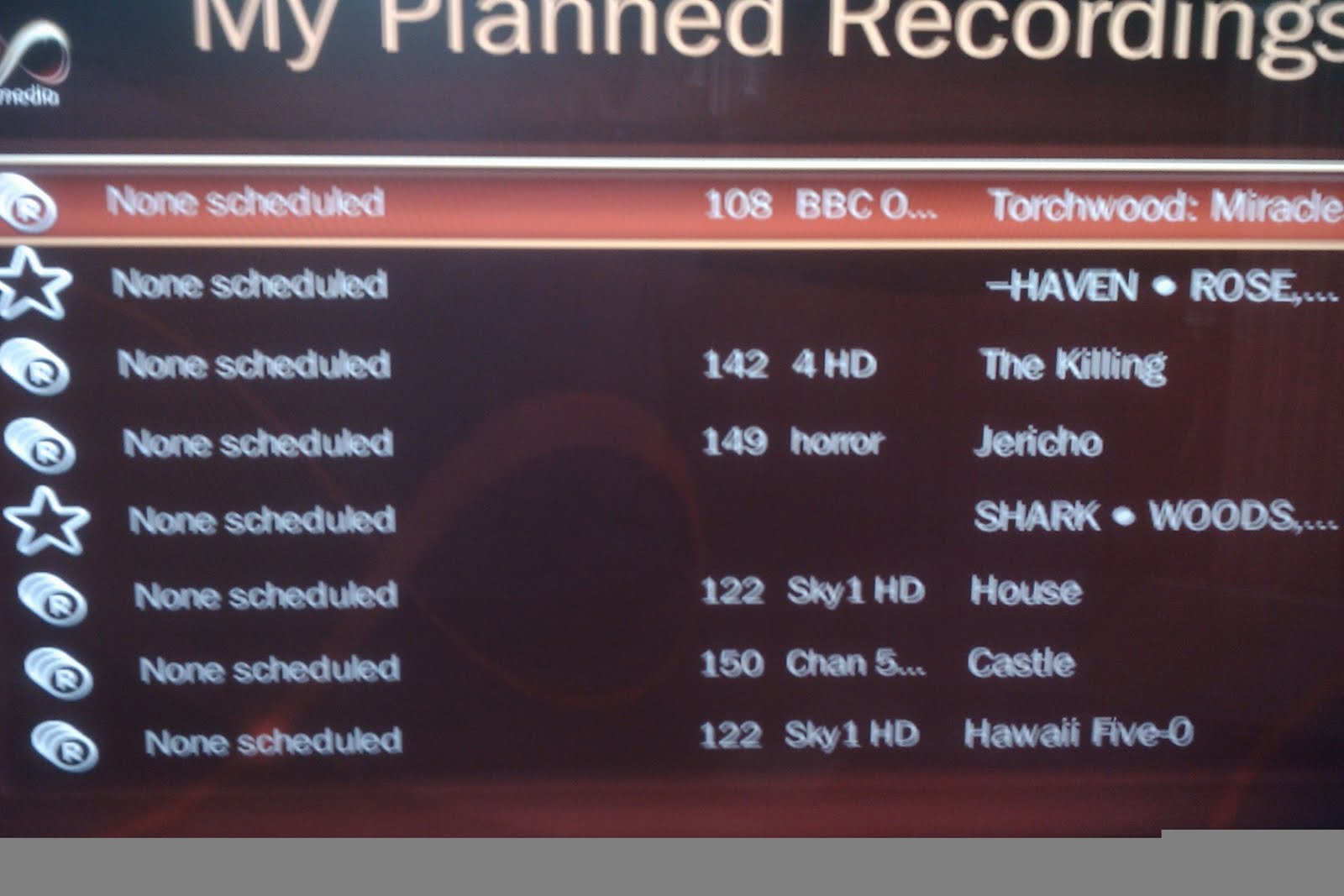 The Virgin Media TiVo Blog Series Link recording issues fixed for