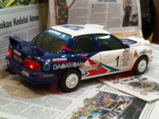 My Precious Collections: Proton Wira PERT Rally Car Replica in 1/16