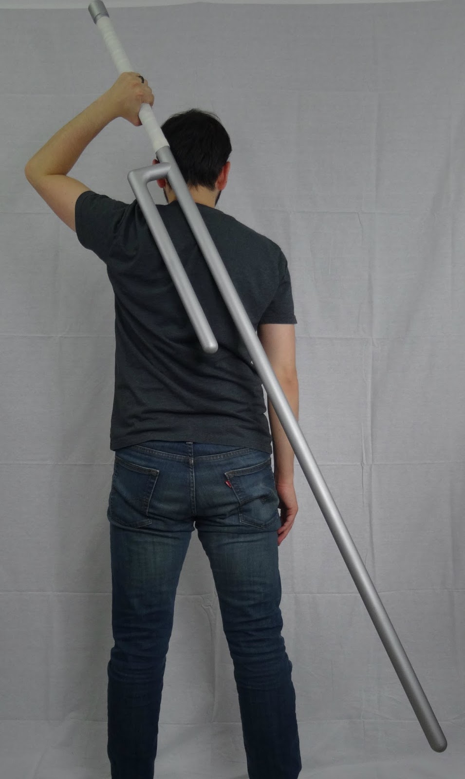 Mirrored Line Props Full size cosplay Smoker's Seastone Jitte from One Piece