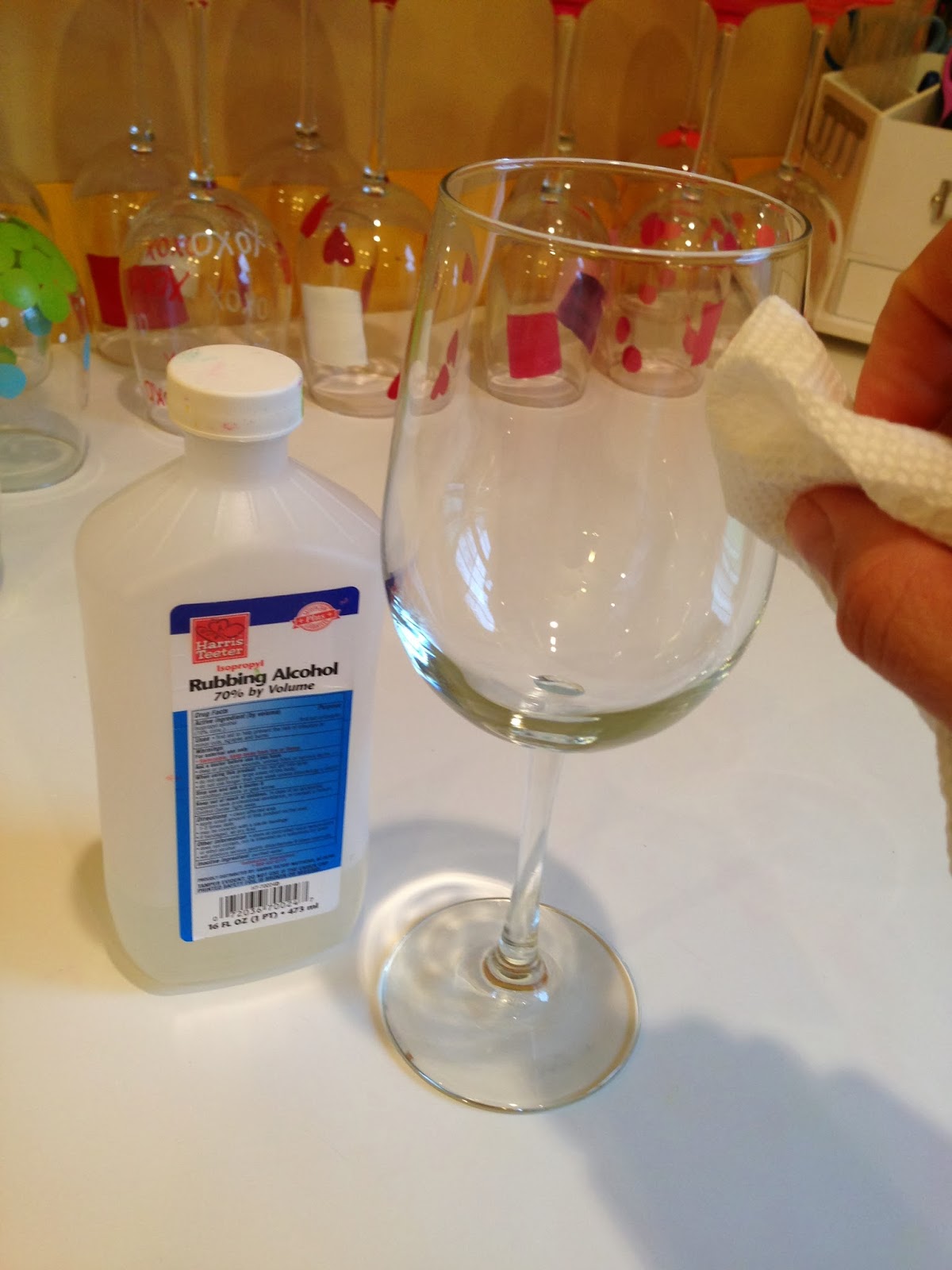 Not Your Ordinary Psychic Mom How to Paint Wine Glasses Painting