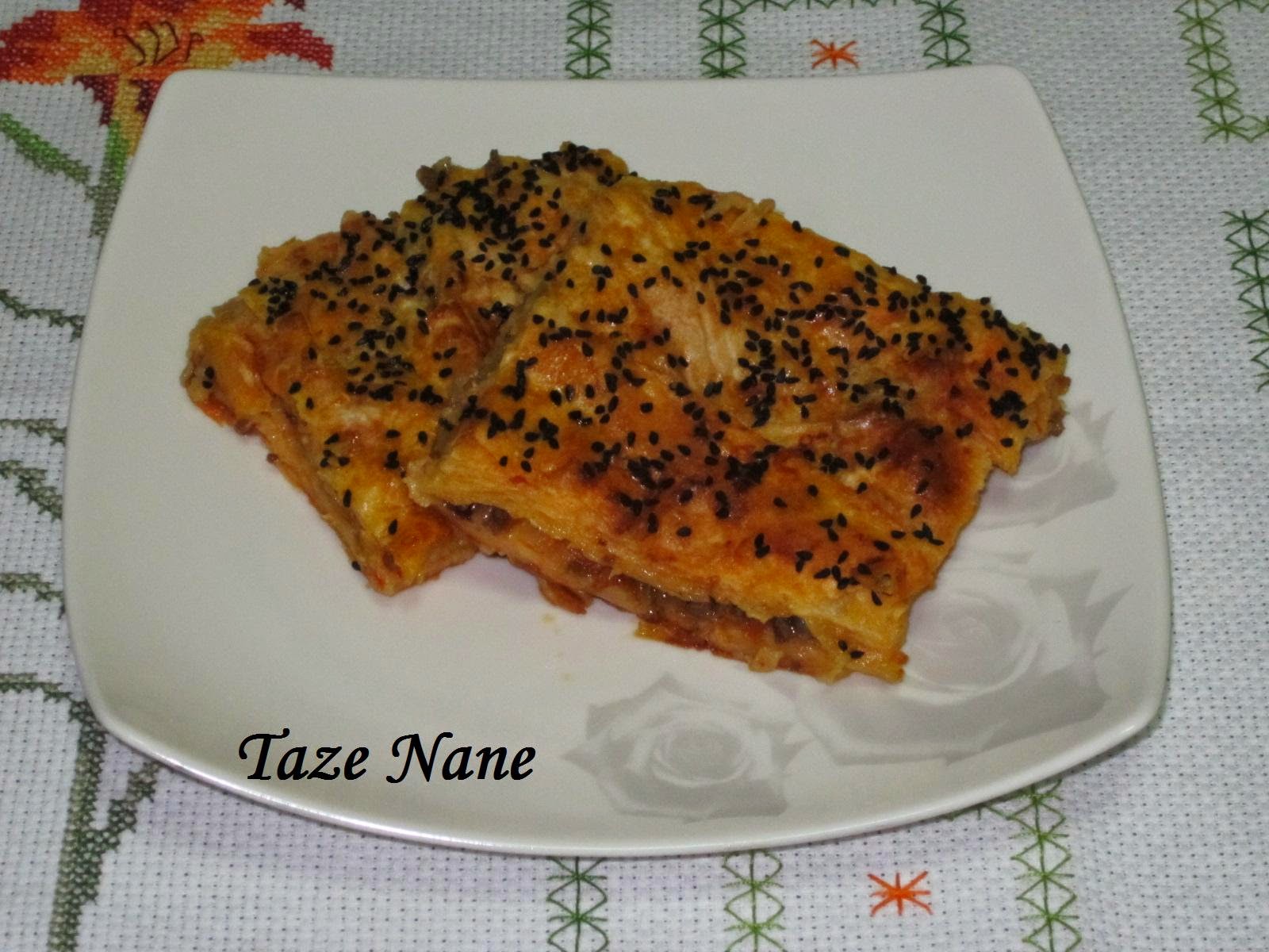 TAZE NANE DOMATES SULU BÖREK