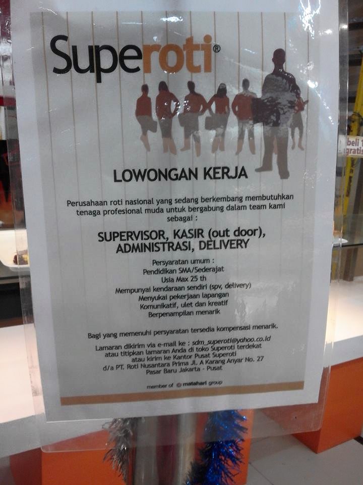 Lowongan Kerja Pt Roti Nusantara Prima Superoti Lowongan Kerja Indonesia