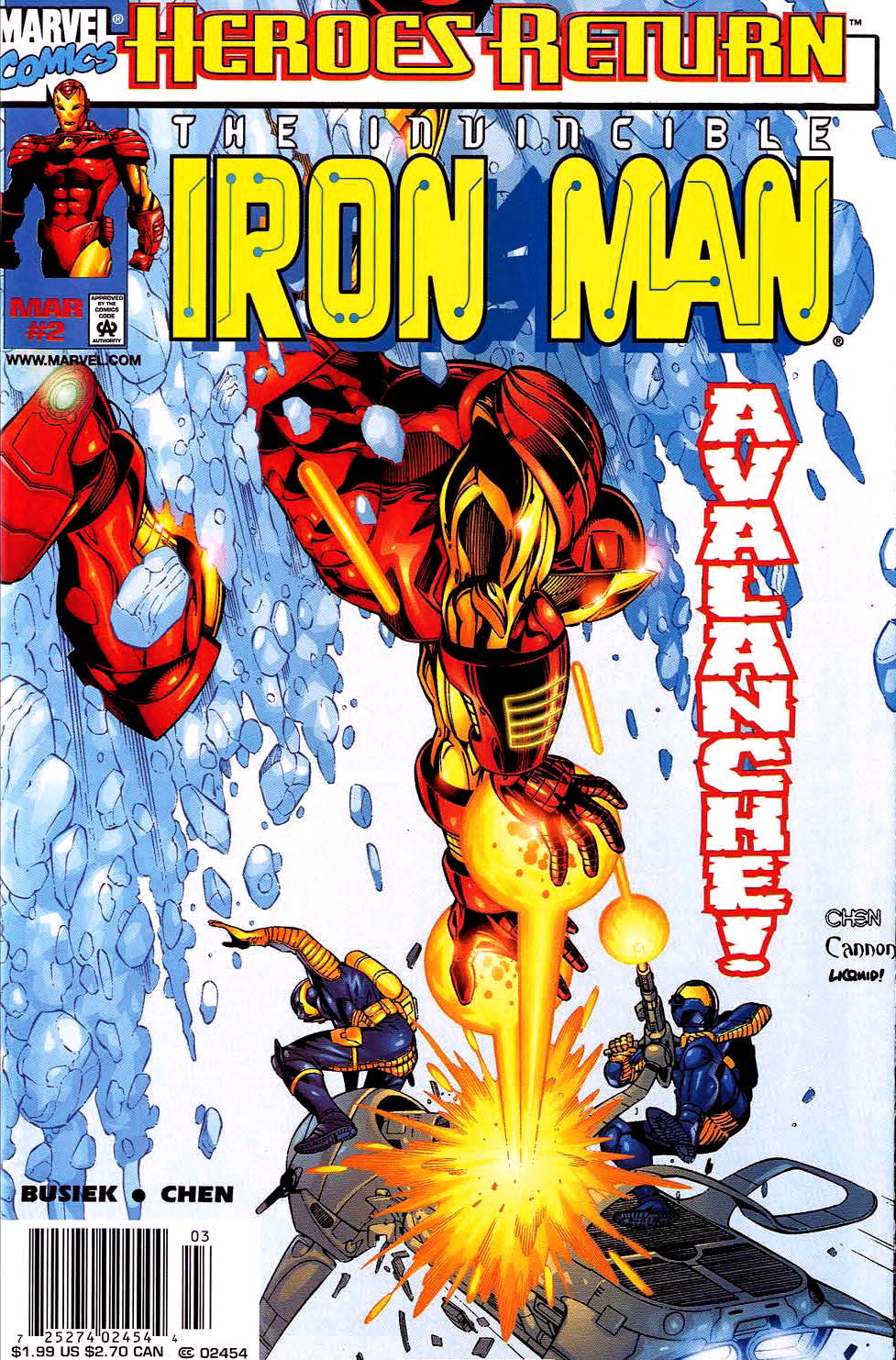 Read online Iron Man (1998) comic -  Issue #2 - 1