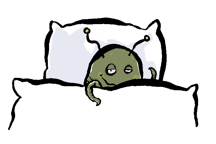 cartoon bedbug