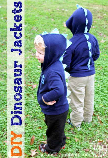 DIY Dinosaur Jackets - a simple sewing project