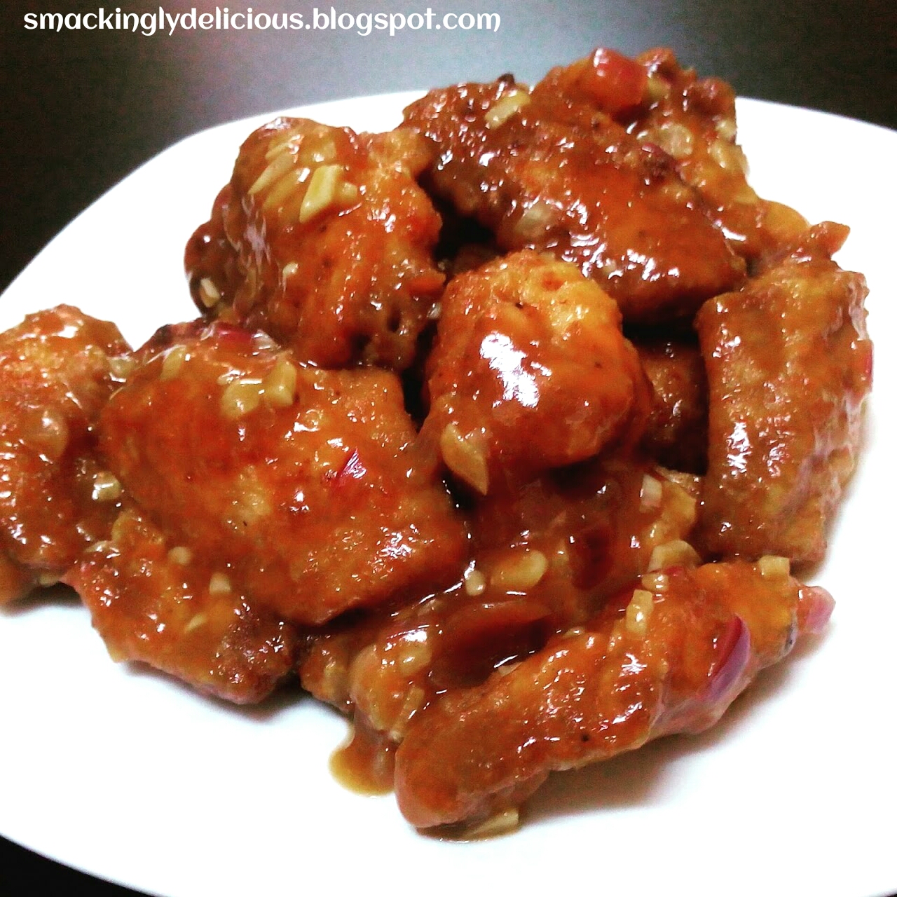 Chicken wings in hot garlic sauce Eggs & Kettles