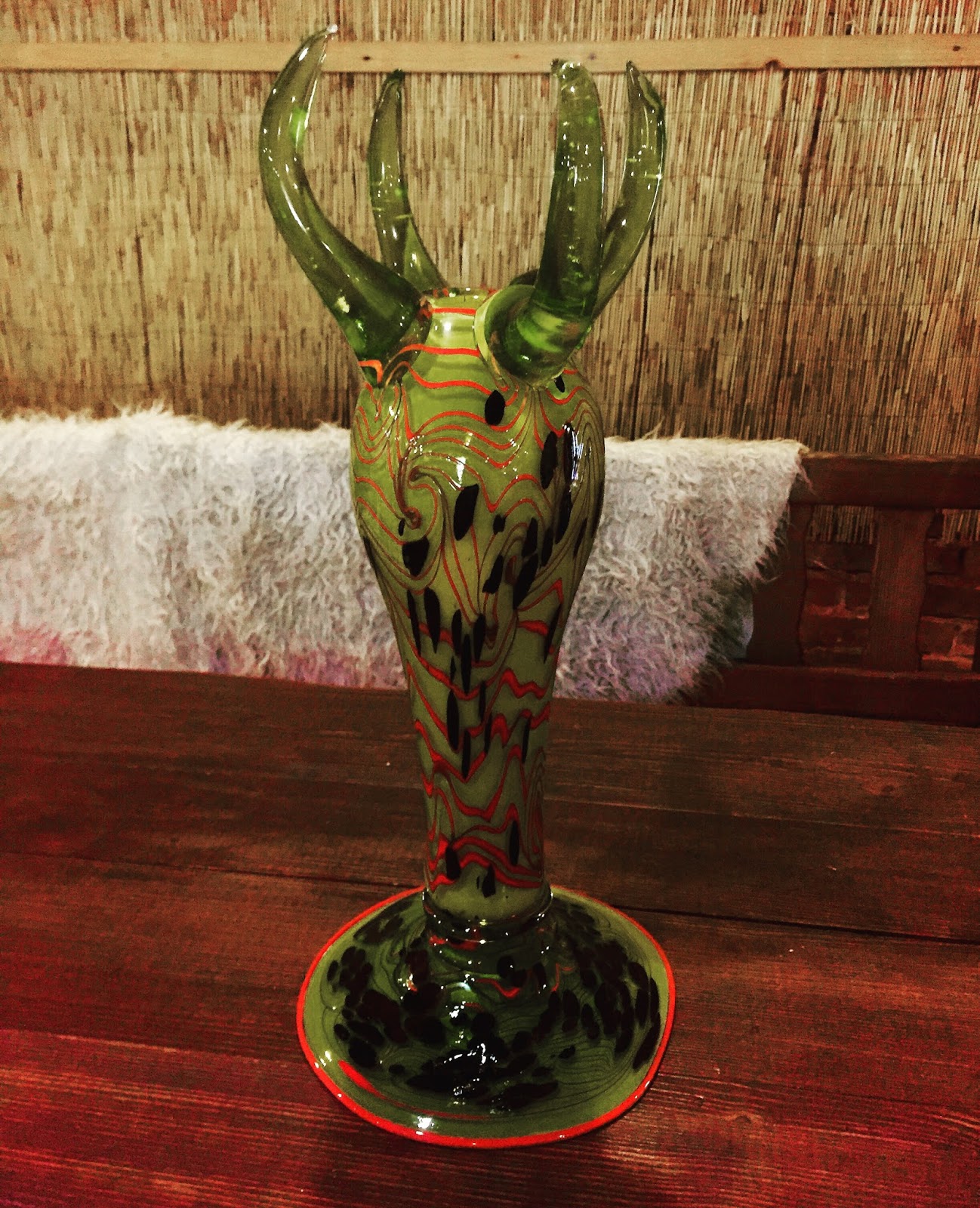 Skleněná váza Hydra (autor: Jan Hachran)
