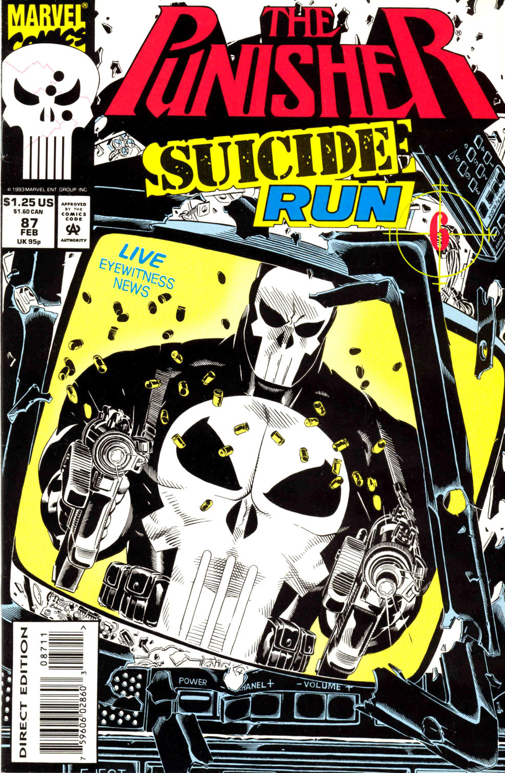 Read online The Punisher (1987) comic -  Issue #87 - Suicide Run - 1