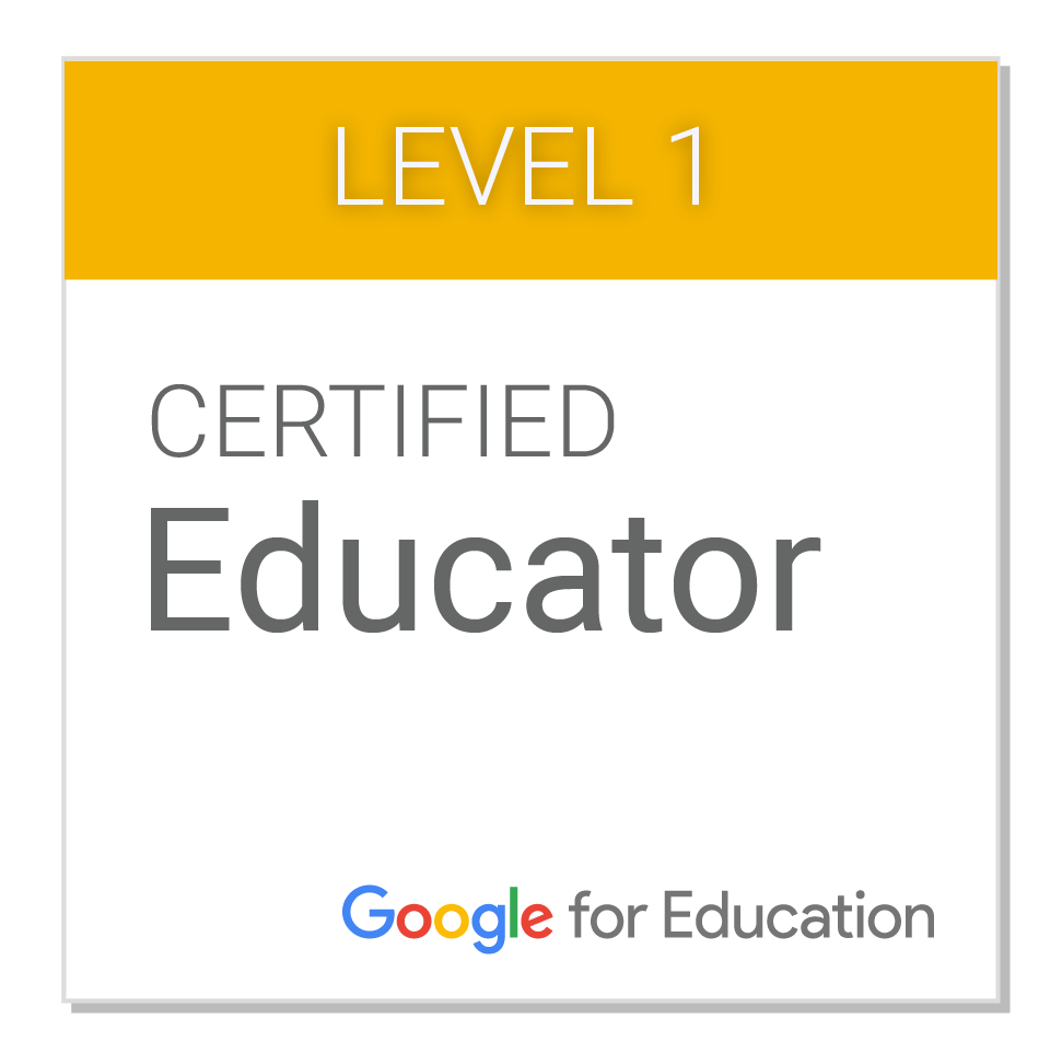 Google Certified Educator - Level 1