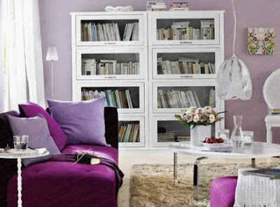 Salas en Color Morado | Ideas para decorar, diseñar y mejorar tu casa.