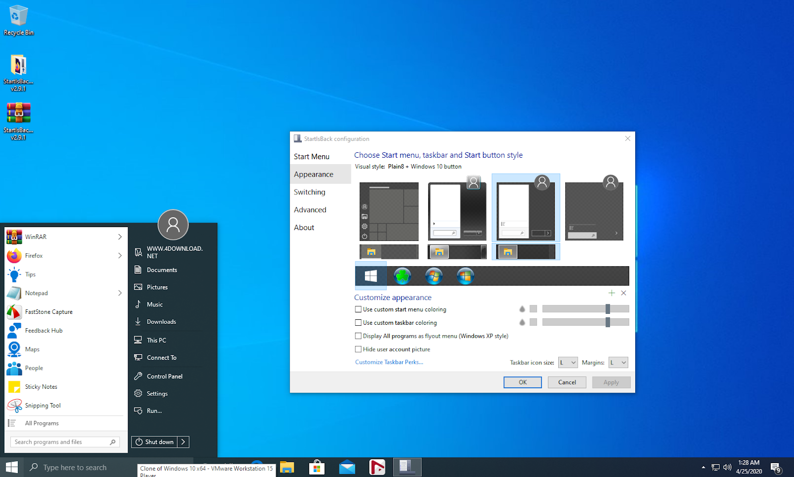 Download StartIsBack ++ 2.9.20 for Windows 10