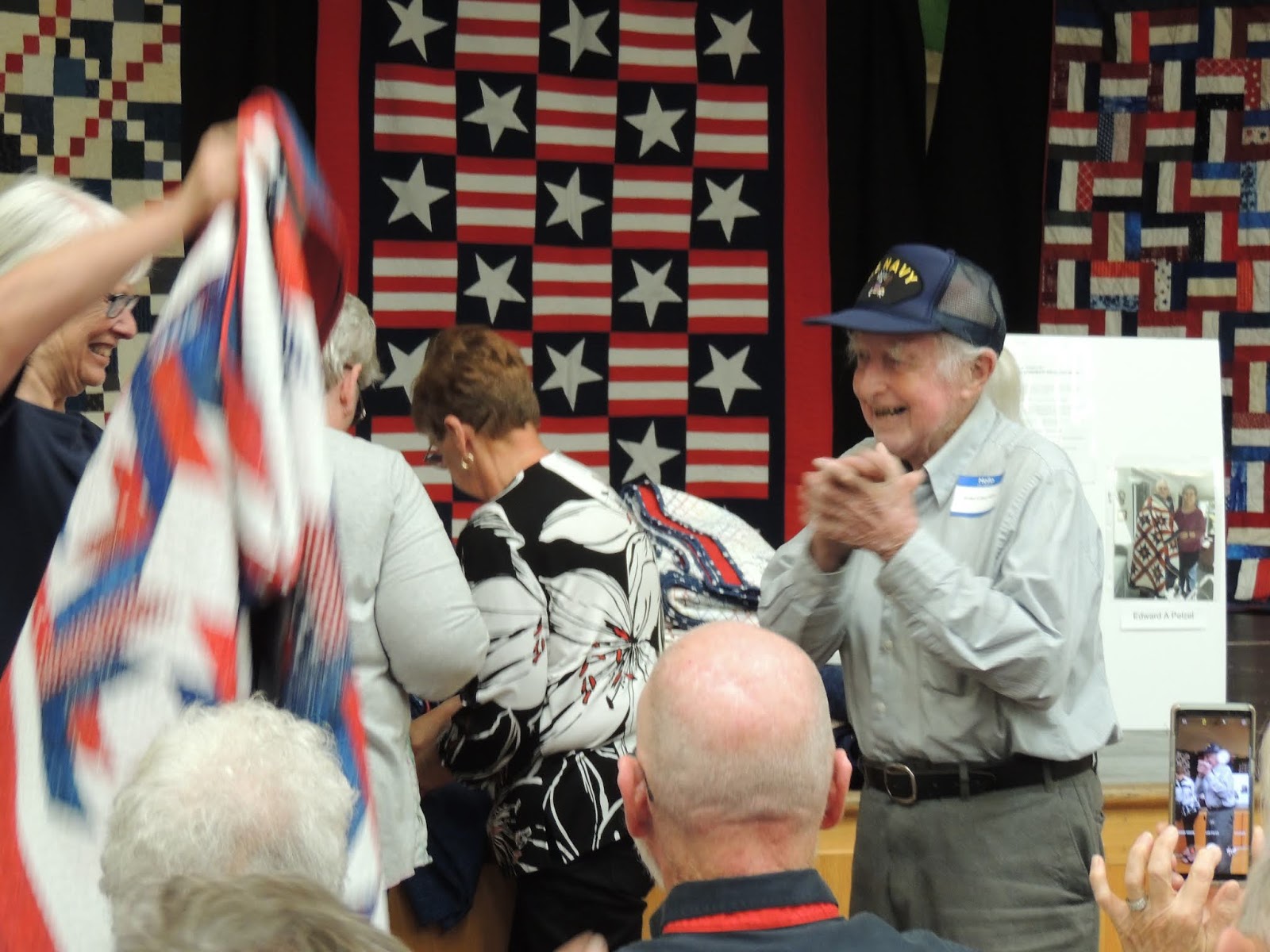 Quilting and Life in General Quilt of Valor Ceremony photos
