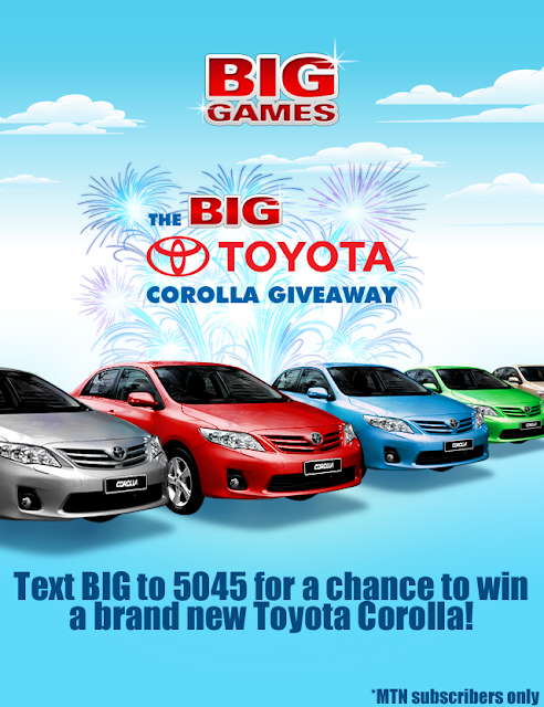 12 Brand New Toyota Corollas to be won!