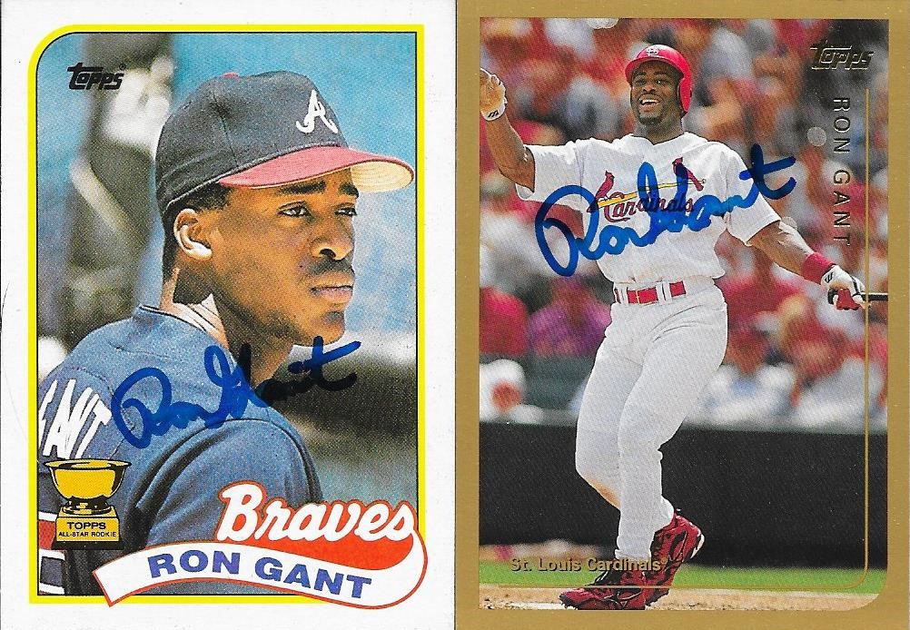 foul bunt: A Second TTM Success From Ron Gant