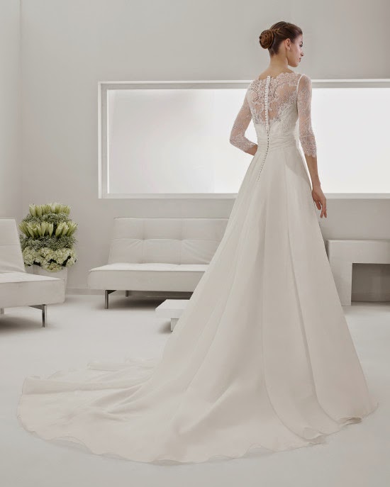 10 vestidos de novia de manga larga 2015