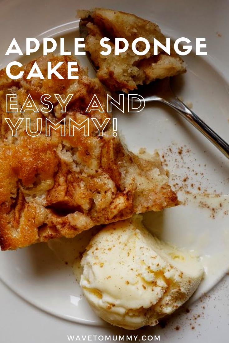 Easy and soft apple sponge cake, done with a traditional Scandinavian recipe. Very moist and mooreish cake!