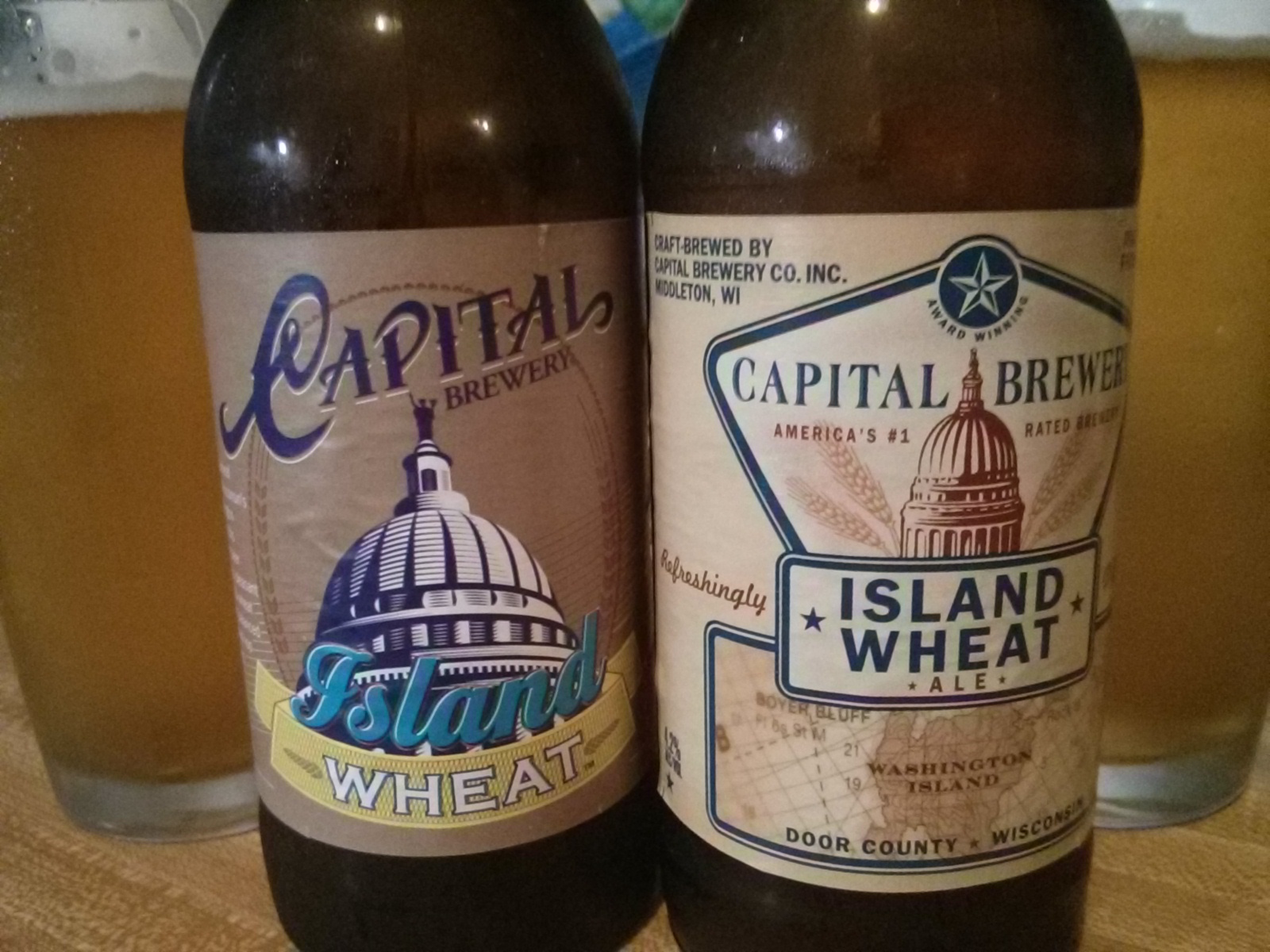 Behind The Tap Capital Brewing Company Island Wheat