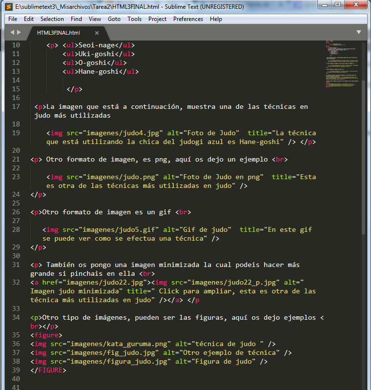 QUIZ SOBRE IMÁGENES EN HTML.