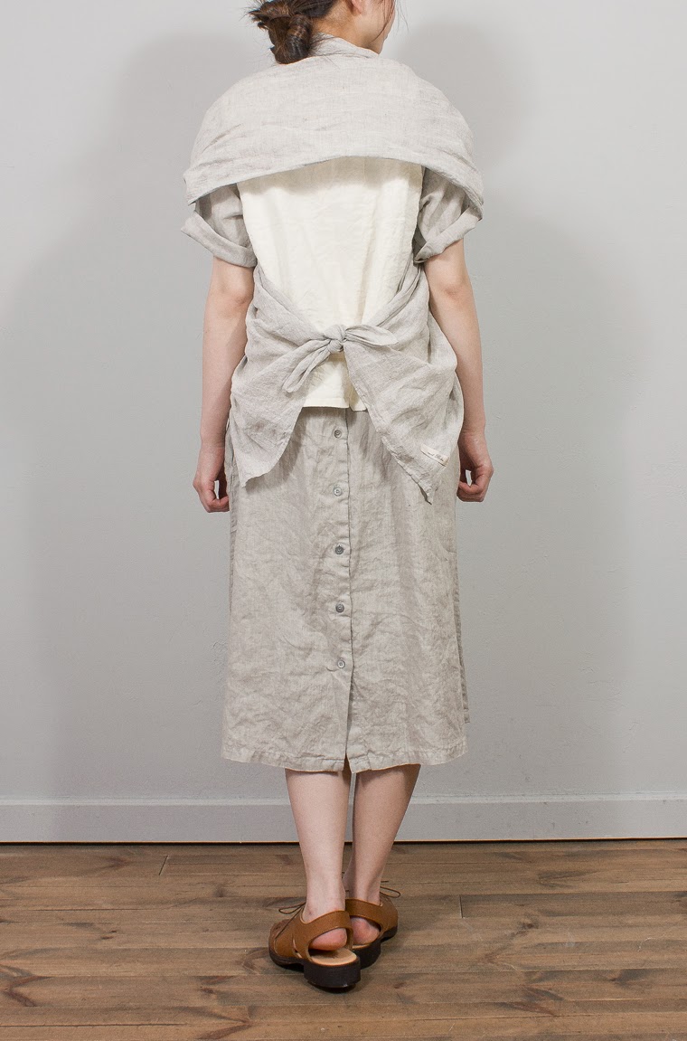 nest Robe ONLINE SHOP BLOG: Today's Recommend 「リネン2wayワンピース」