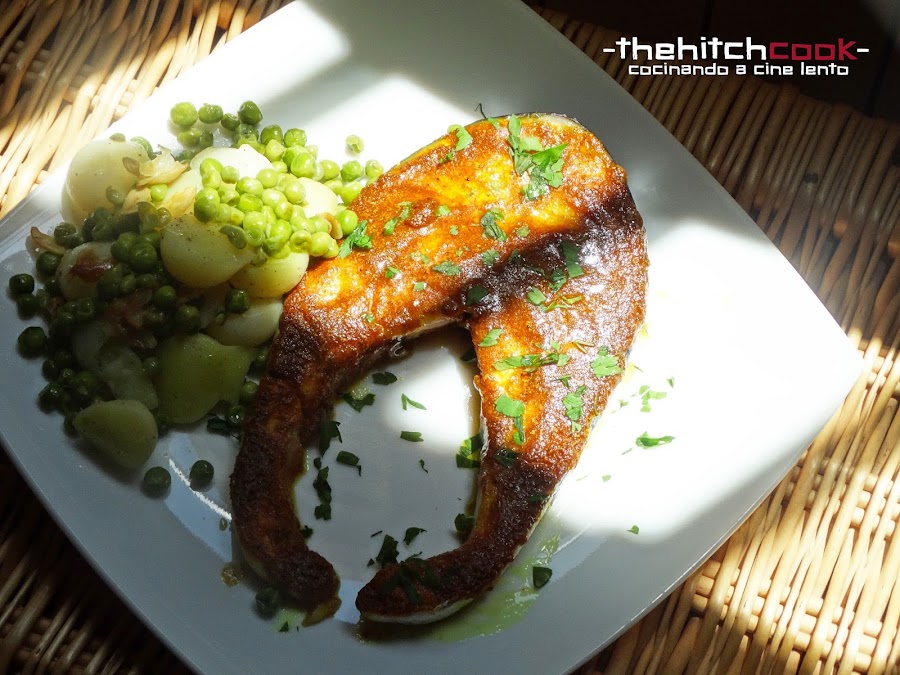 SALMÓN ASADO AL ESTILO CAJÚN