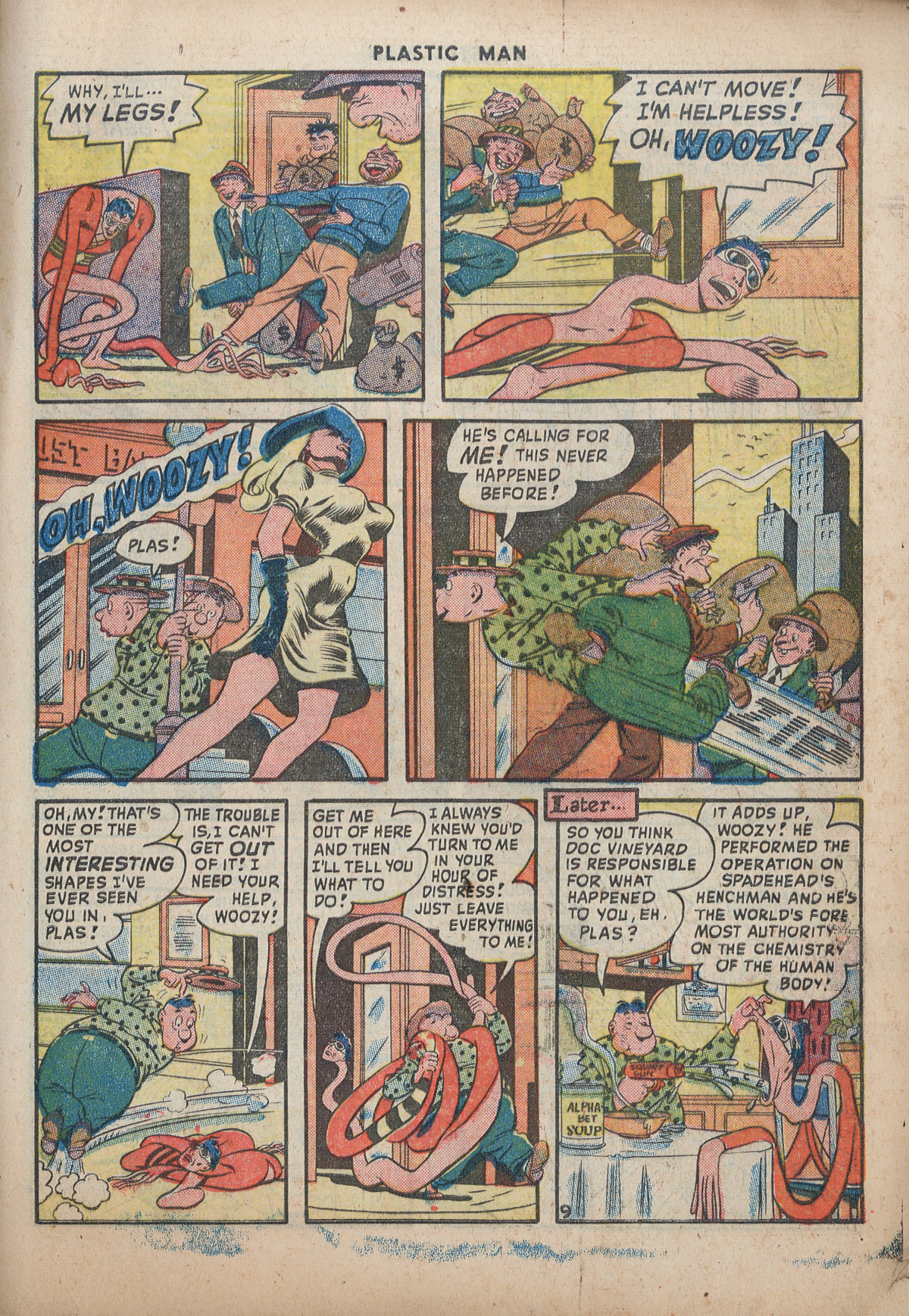 Read online Plastic Man (1943) comic -  Issue #12 - 11