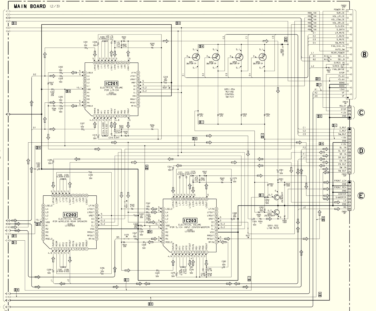 Electro help Sony SAVA 500 Test mode Schematic Diagram Home