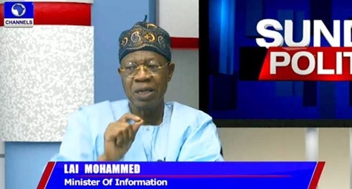 The Change You Voted for is Real - Lai Mohammed Address Nigerians on Burning National Issues