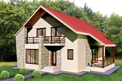 Proiecte case mici - casa Cernica varianta de 180mp