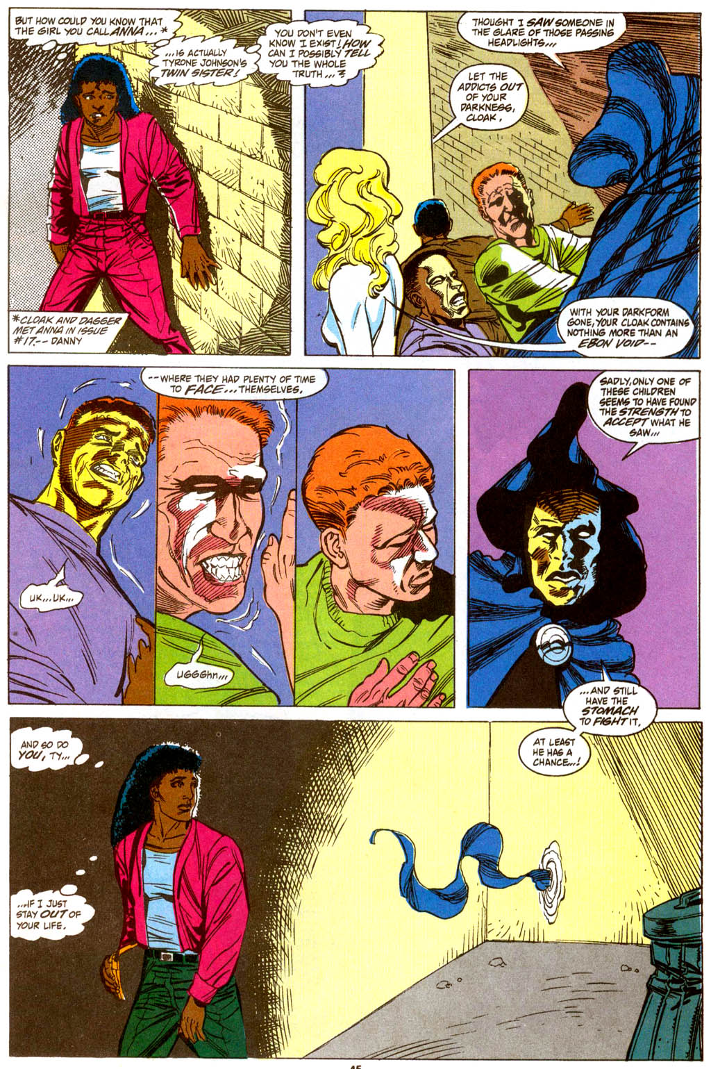 Read online Cloak and Dagger (1990) comic -  Issue #19 - 38
