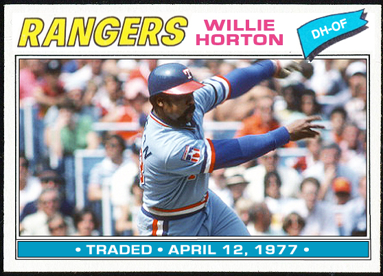 WHEN TOPPS HAD (BASE)BALLS!: TRADED- 1977 WILLIE HORTON