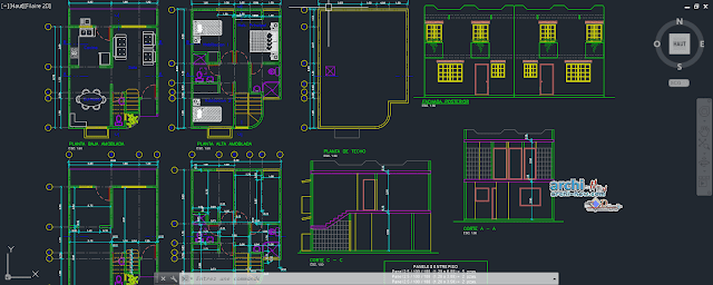 House CSN  85M2  in AutoCAD 