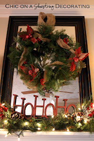 rustic christmas decor wreath