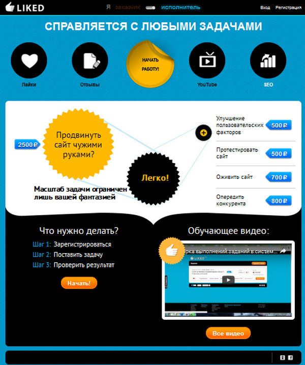 Liked.ru - сайт для заработка и рекламы Liked.ru - сайт для заработка и рекламы