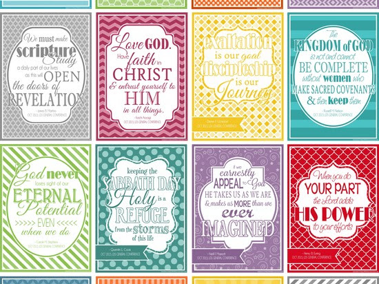 Printable LDS General Conference Quotes: October 2015