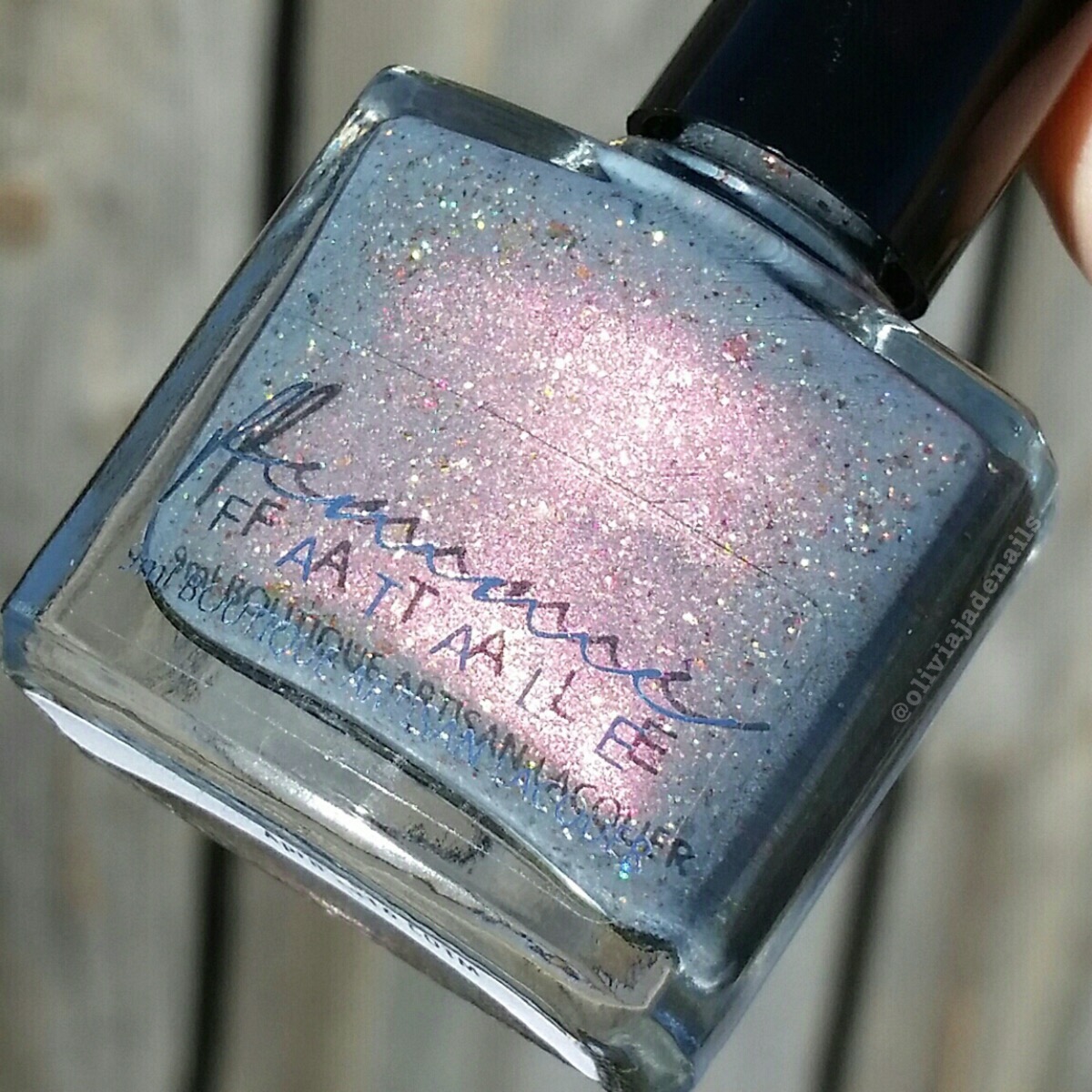 Femme Fatale Cosmetics Fairyduster swatched by Olivia Jade Nails