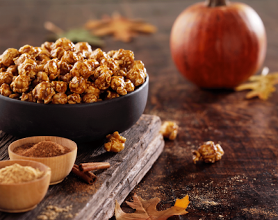 Pumpkin Spice Caramel Crisp